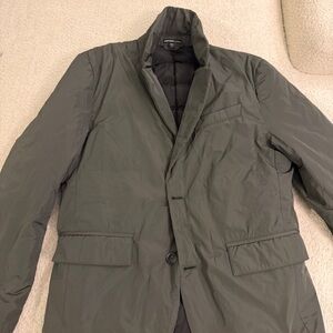 James Perse Olive Puffer Coat